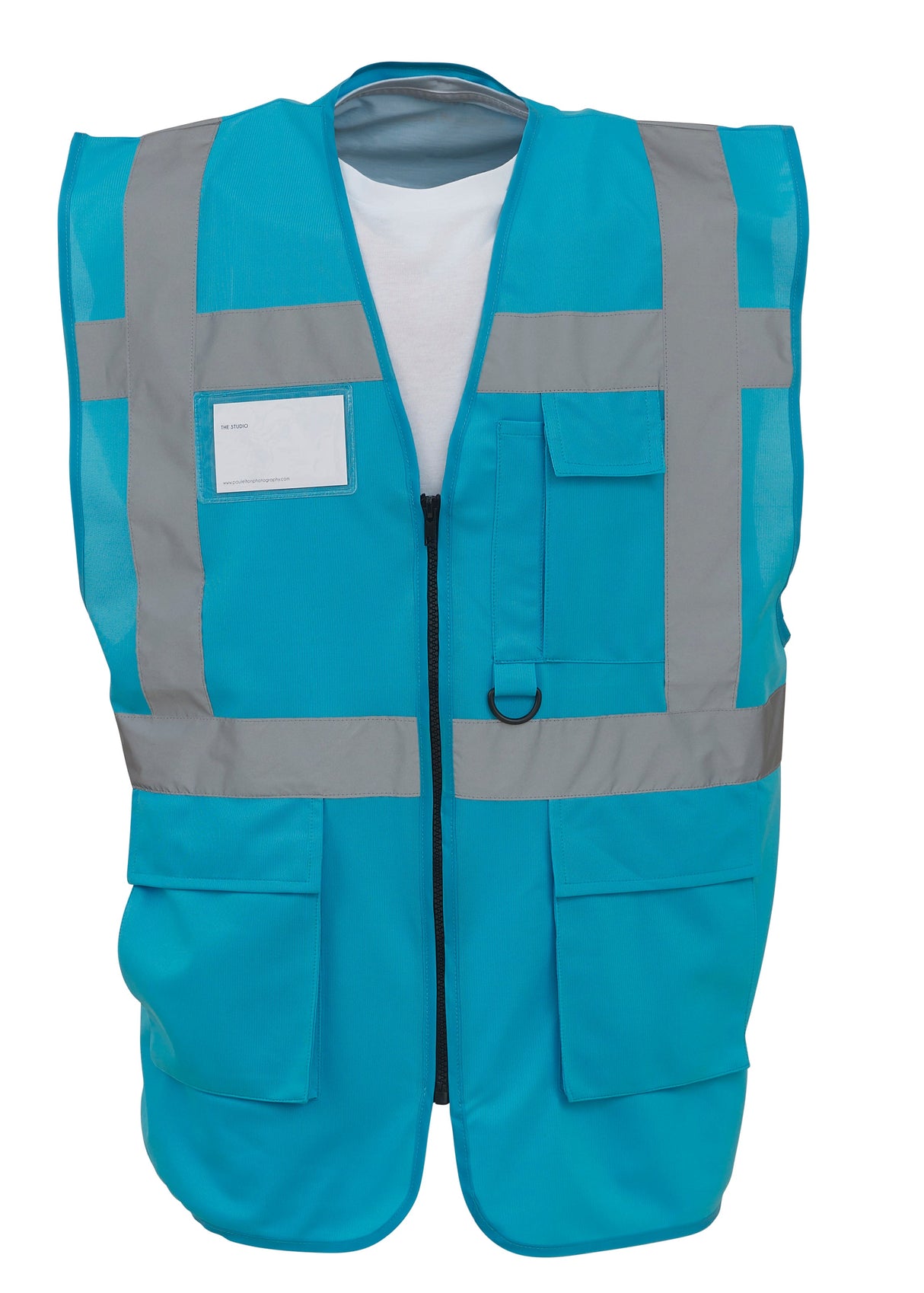 Yoko Multifunctional Executive Hi-Vis Waistcoat - Sapphire