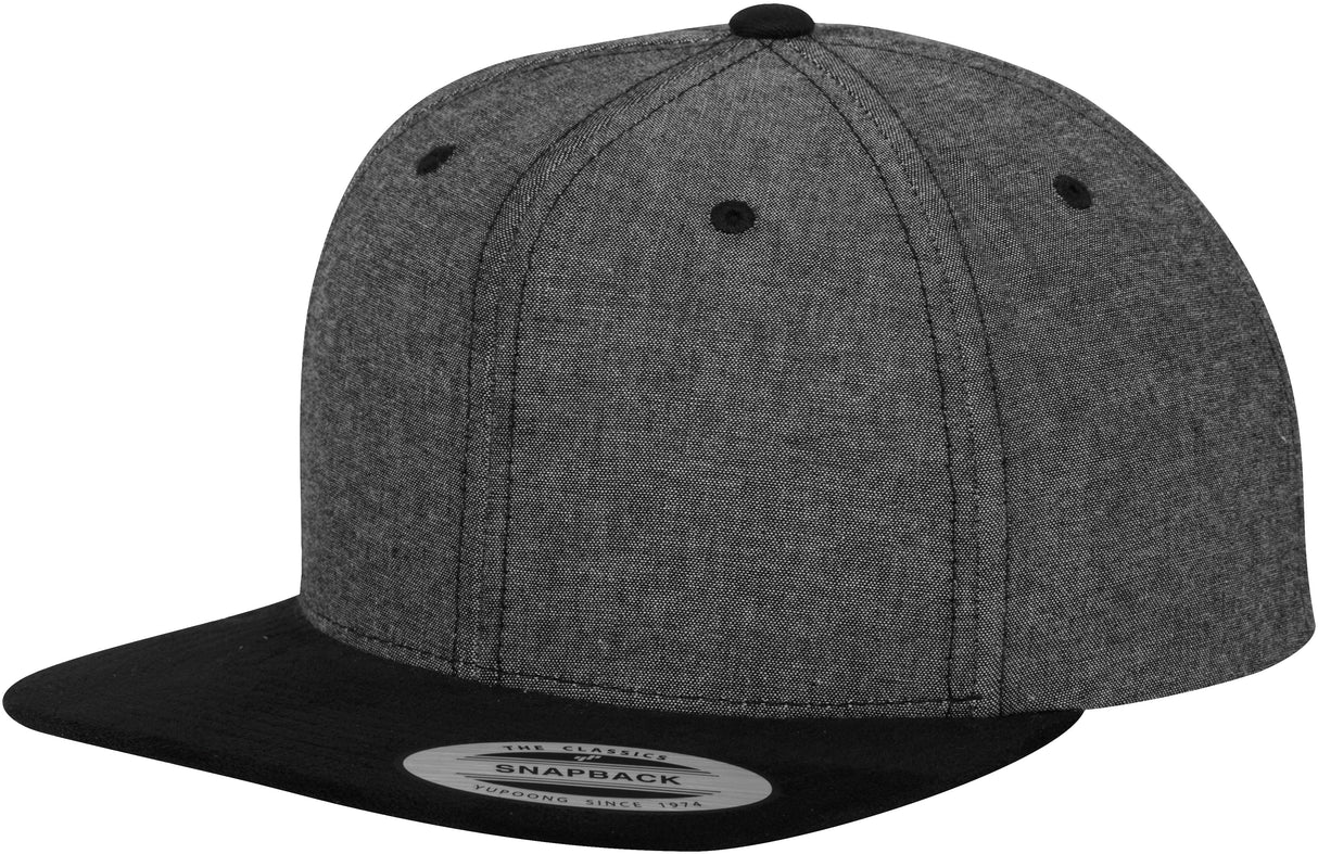 Flexfit By Yupoong Chambray-Suede Snapback (6089Ch)