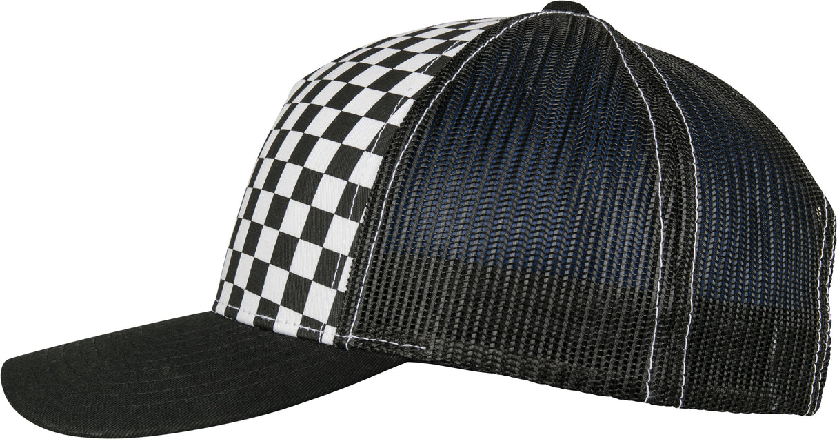 Flexfit By Yupoong Checkerboard Retro Trucker (6506Cb)