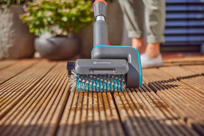 Gardena SurfaceCleaner barrel brush Wood