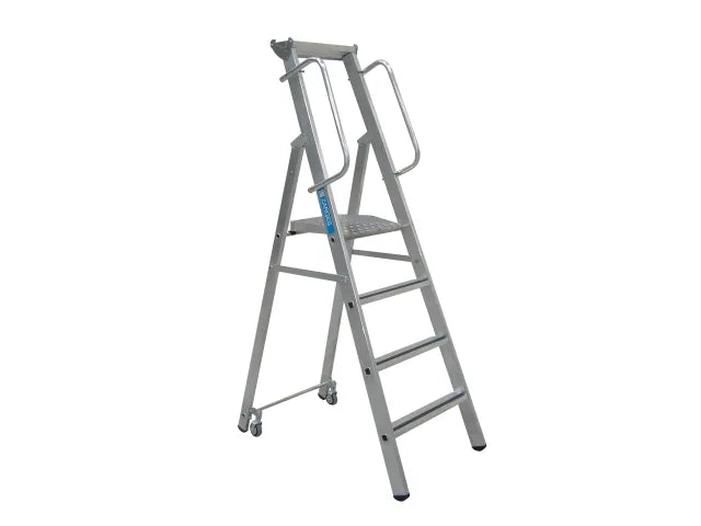 Zarges Mobile Mastersteps, Platform Height 1.58m 6 Rungs