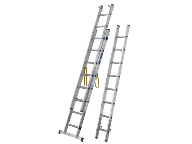 Zarges D-Rung Combination Ladder 3-Part 3 x 8 Rungs