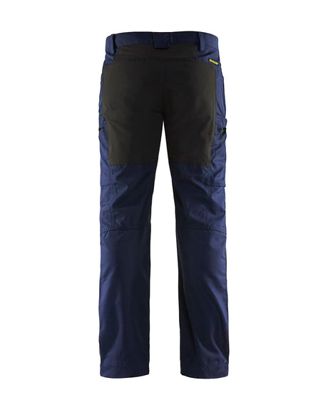 Blaklader Service Trousers with Stretch 14591845 #colour_navy-blue-black