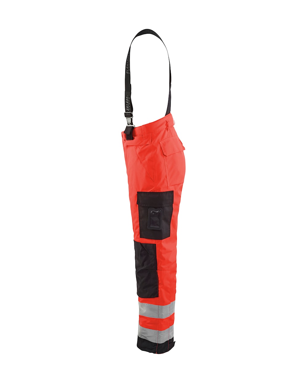 Blaklader Hi-Vis Winter Trousers 1885 - Red Hi-Vis/Black