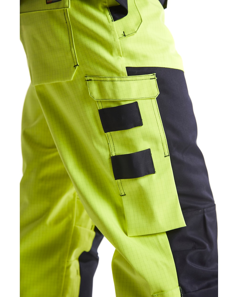 Blaklader Multinorm Winter Trousers 1868 #colour_hi-vis-yellow-navy-blue