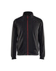 Blaklader Sweatshirt with Full Zip 3362 #colour_black-red