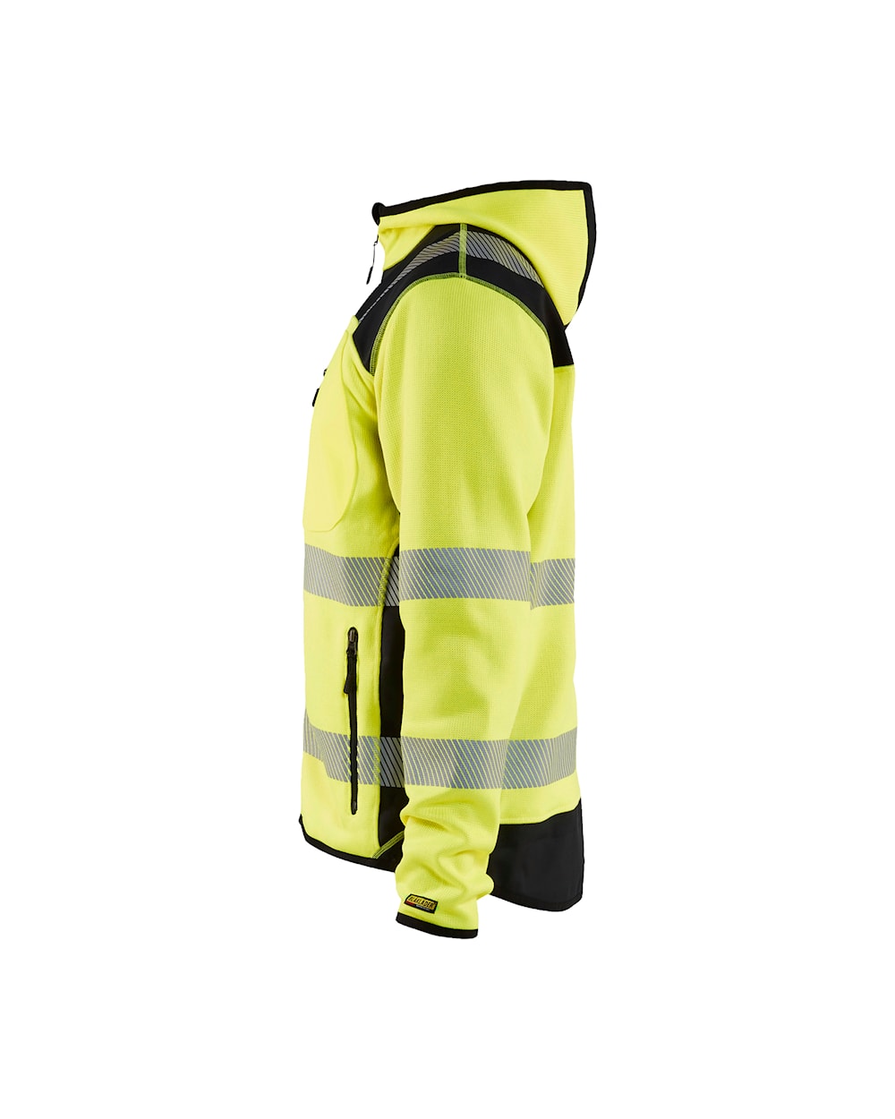 Blaklader Knitted Hi-Vis Jacket 4923 #colour_hi-vis-yellow-black