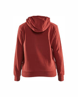 Blaklader Women's Hoodie 3D 3560 #colour_burned-red