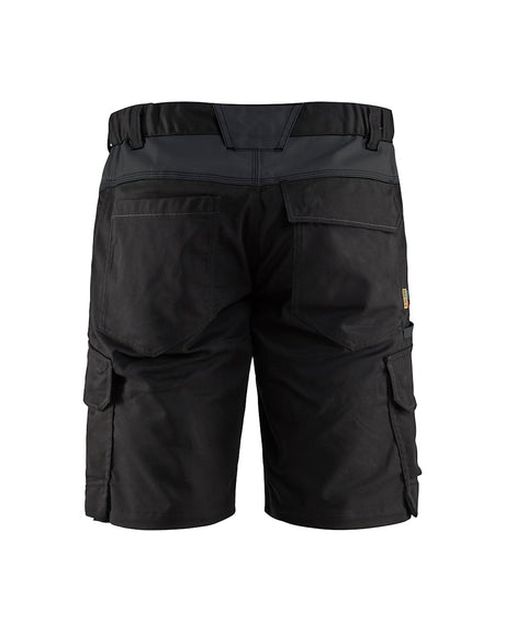 Blaklader Industry Shorts Stretch 1446 #colour_black-dark-grey