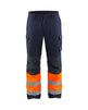 Blaklader Multinorm Inherent Winter Trousers 1869 #colour_navy-blue-orange