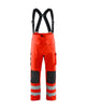 Blaklader Rain Trousers Hi-Vis Level 2 1302 #colour_red-hi-vis