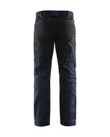 Blaklader Service Trousers with Stretch 14591142 #colour_navy-blue-black