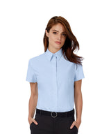 B&C Collection Oxford Short Sleeve Women