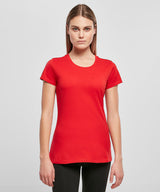 Build Your Brand Basic Women's Basic Tee - City Red