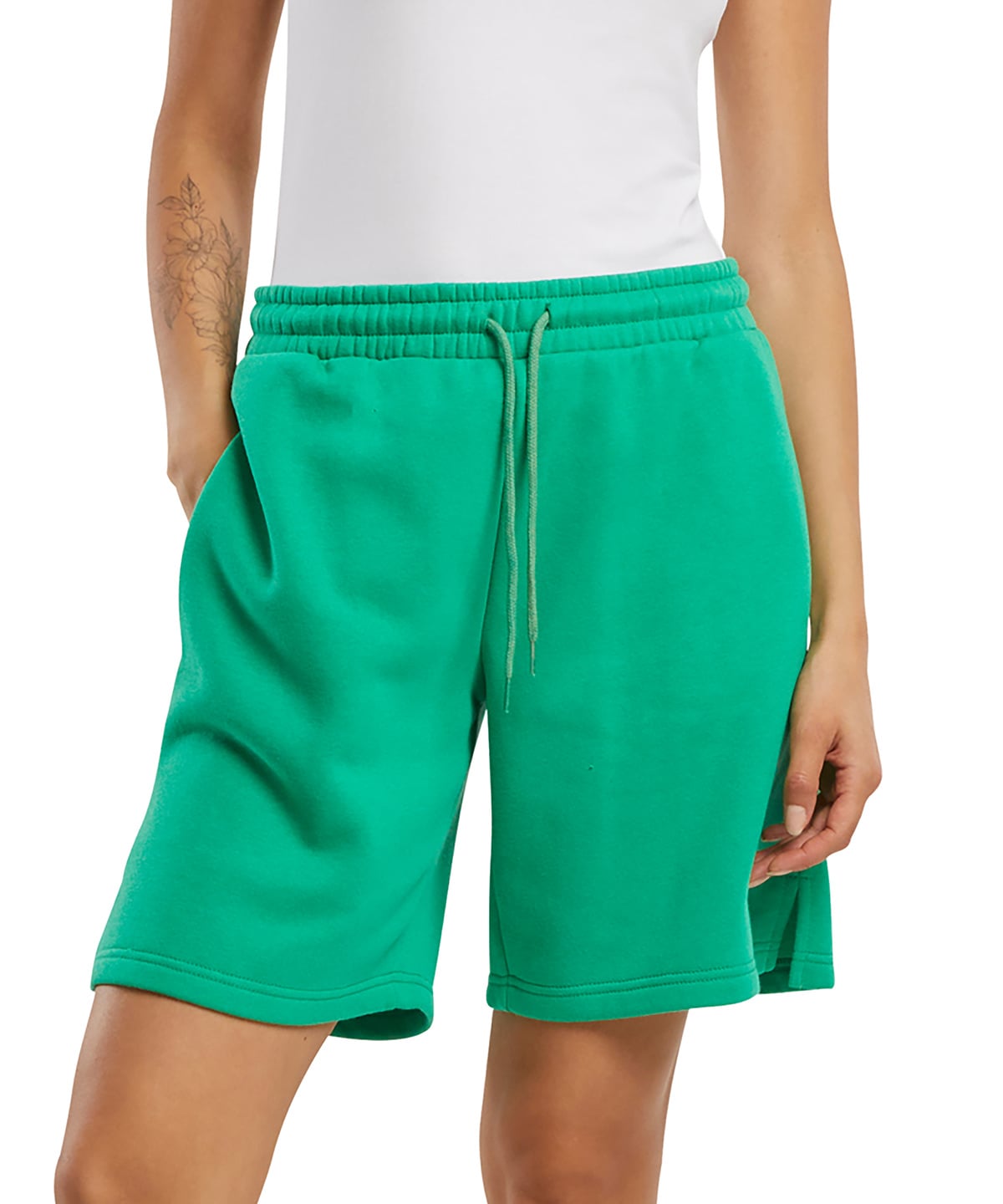 Build Your Brand Basic BB032 Women’s Basic Sweat Shorts