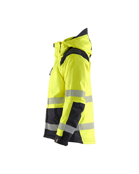 Blaklader Winter Jacket Hi-Vis 4455 #colour_hi-vis-yellow-black