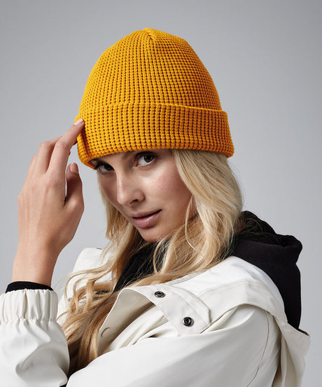 Beechfield Organic Cotton Waffle Beanie