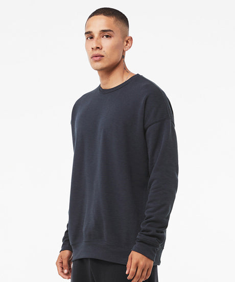 Bella Canvas Unisex Drop Shoulder Fleece - Heather Navy