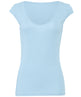 Bella Canvas Sheer Mini Rib V-Neck T-Shirt