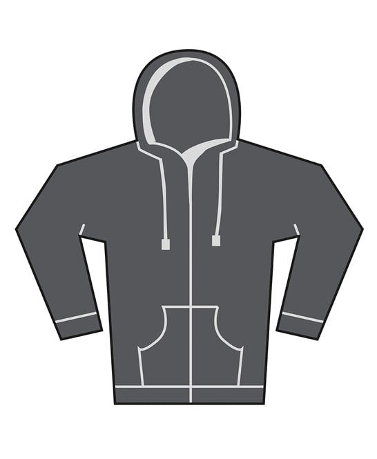 Bella Canvas BE157 Unisex Heavy Full-Zip Hoodie