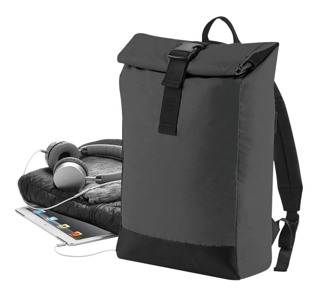 Bagbase Reflective Roll-Top Backpack