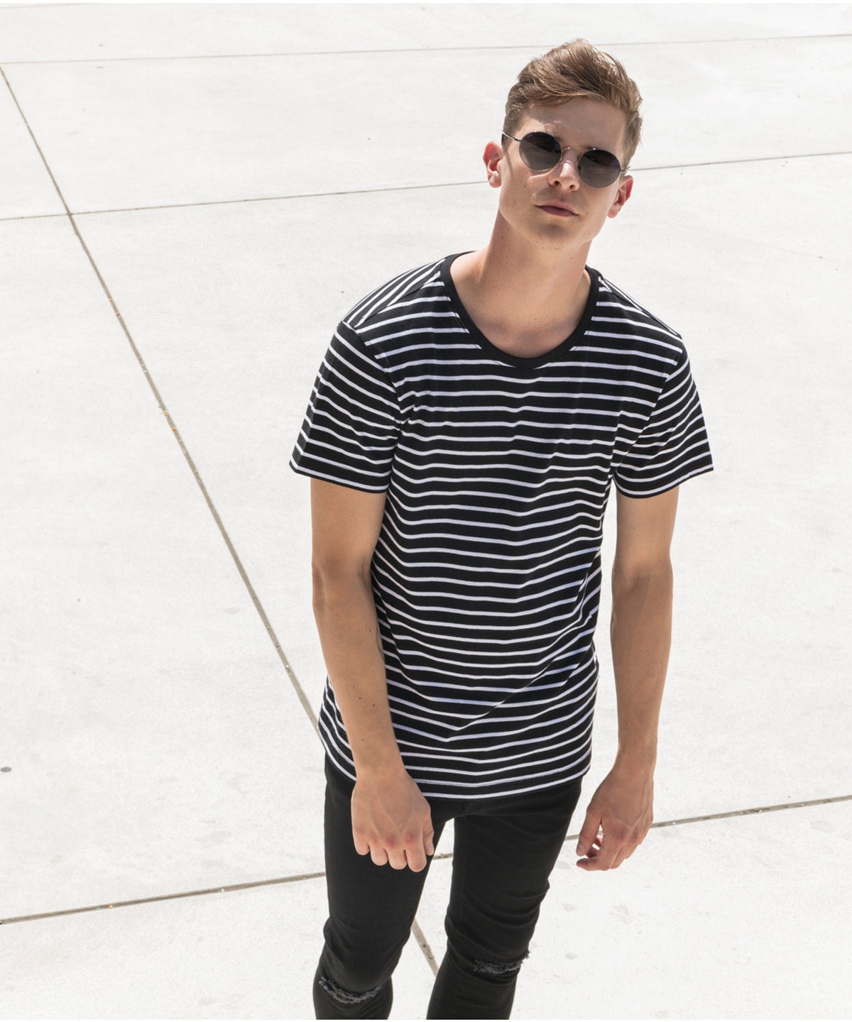 Build Your Brand Stripe Tee