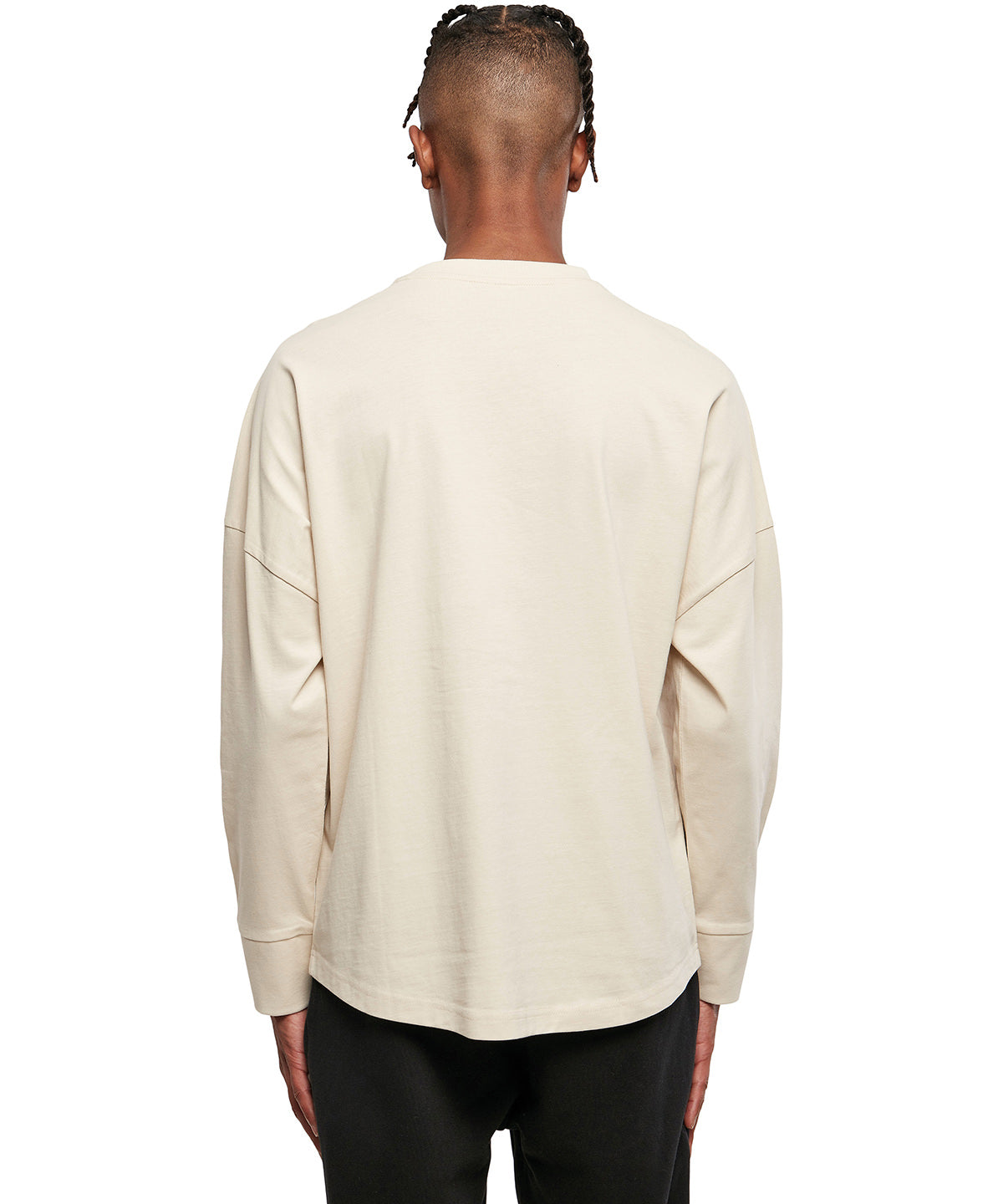 Build Your Brand Oversize Cut On Sleeve Long Sleeve