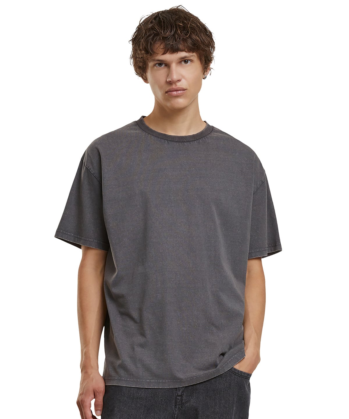 Build Your Brand BY307 Vintage Heavy Loose Tee