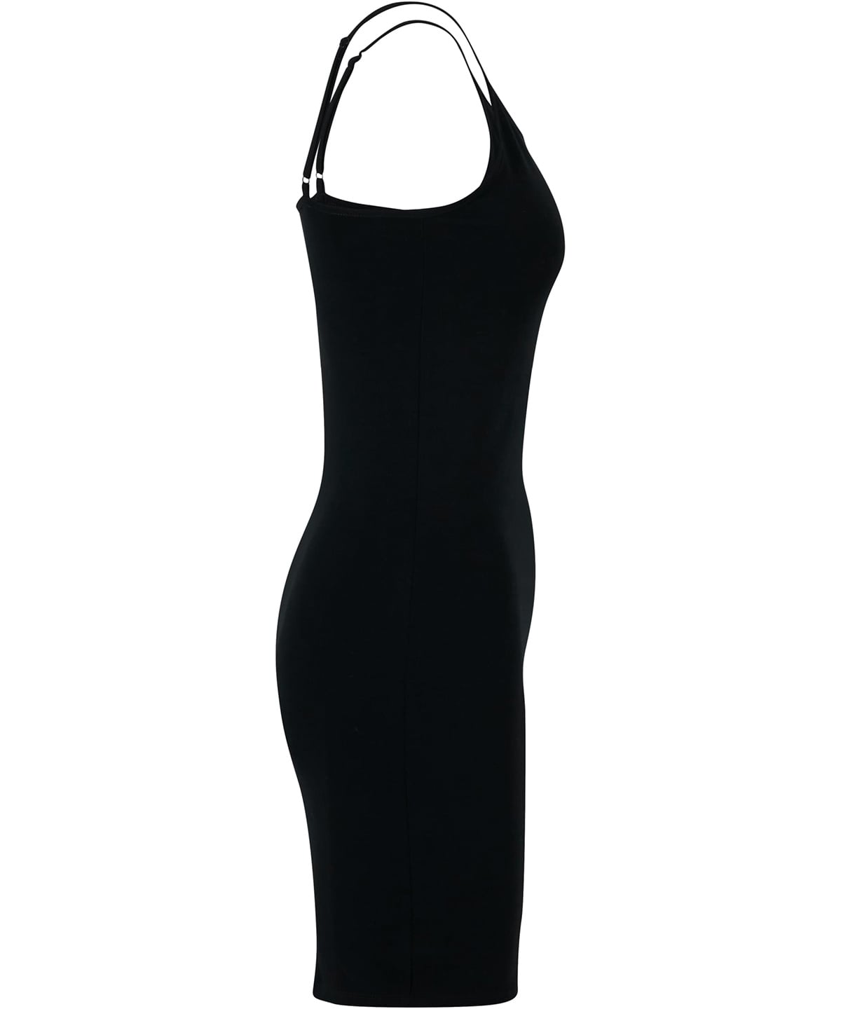 Build Your Brand BY313 Women’s Stretch Jersey Slim Dress