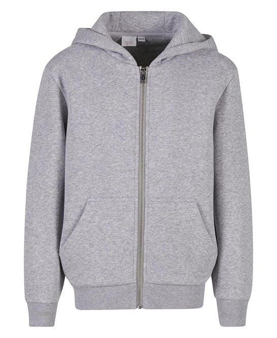 Build Your Brand BY316 Kids Fluffy Zip Hoodie