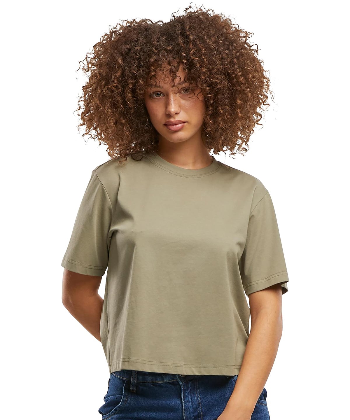Build Your Brand BY369 Women’s Sorona Loose-Fit Tee