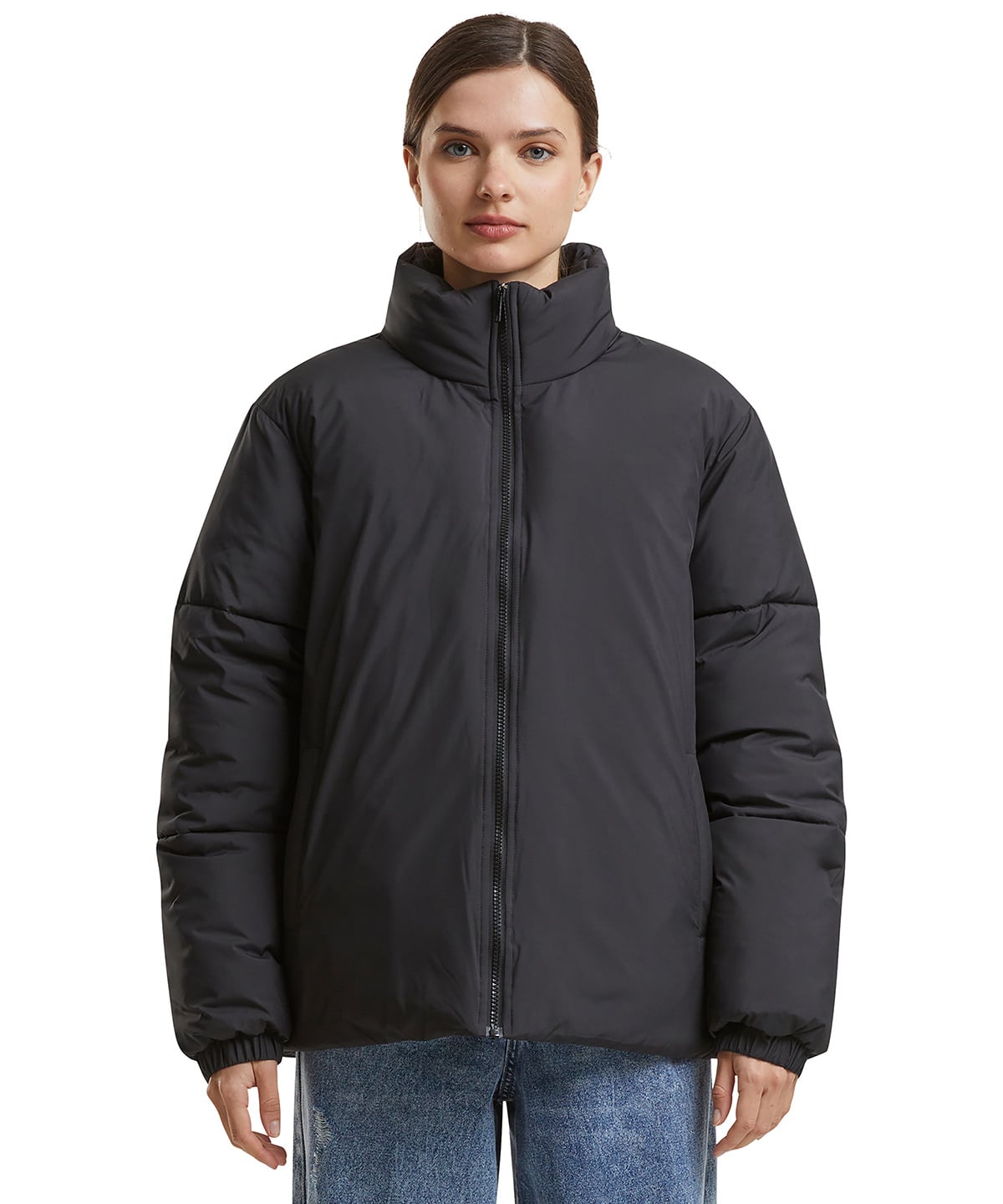 Build Your Brand BY383 Women’s Loose Puffer Jacket
