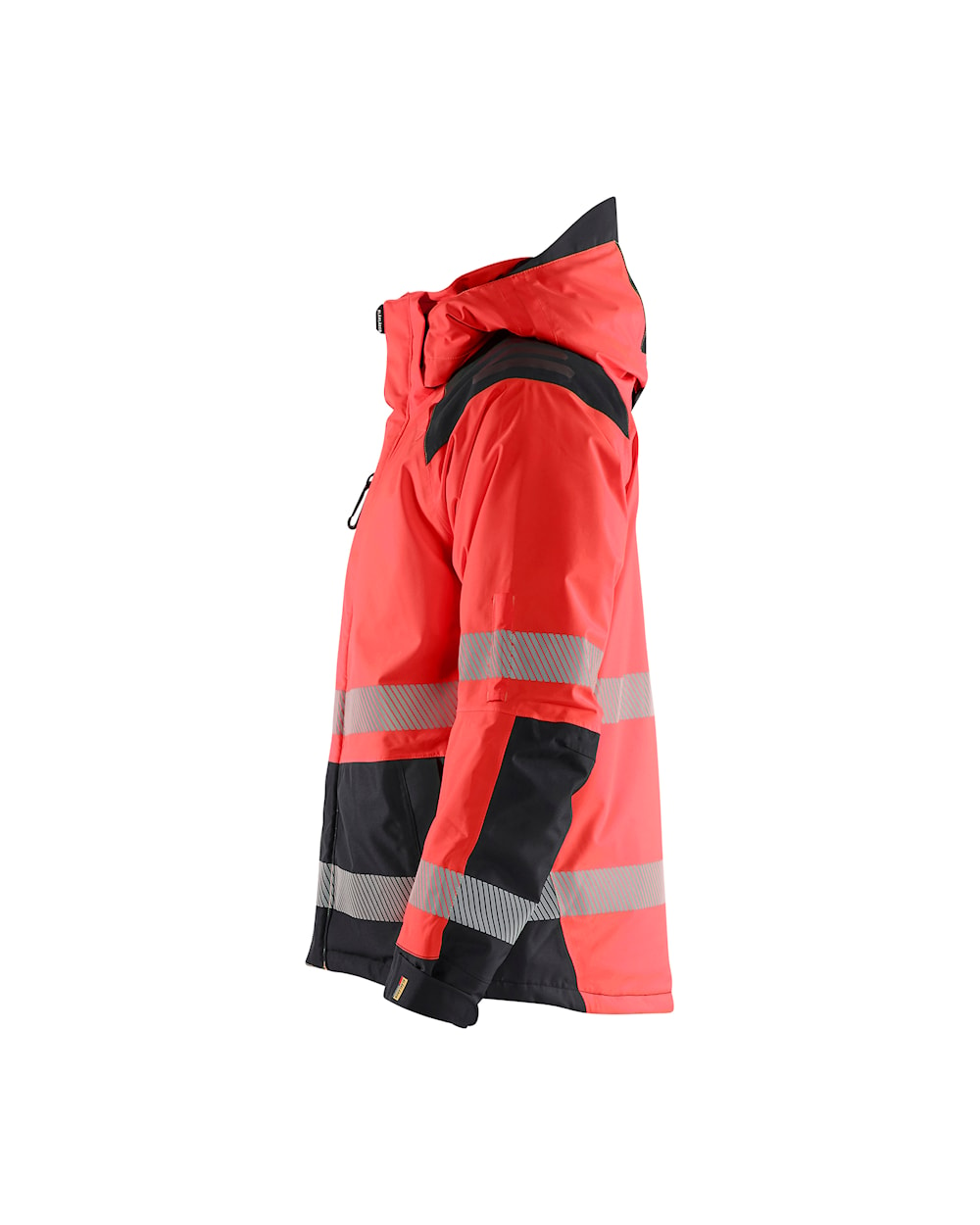 Blaklader Winter Jacket Hi-Vis 4455 #colour_red-hi-vis-black