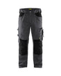 Blaklader Trousers without Nail Pockets 1556 #colour_mid-grey-black