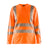 Blaklader Women's Hi-Vis T-Shirt Long Sleeve 3485 #colour_orange