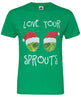 The Christmas Shop Men's "Love Your Sprouts" Short Sleeve Tee