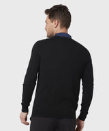 Callaway Ribbed V-Neck Merino Sweater