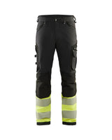 Blaklader Hi-Vis 4-Way-Stretch Trousers without Nail Pockets 1193