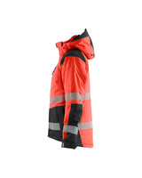 Blaklader Women's Winter Jacket Hi-Vis 4456 #colour_red-hi-vis-black