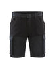 Blaklader Service Shorts with Stretch 1437 #colour_navy-blue-black