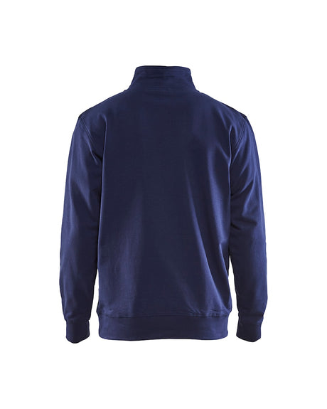 Blaklader Half-Zip 2-Tone Sweatshirt 3353 - Navy Blue/Grey