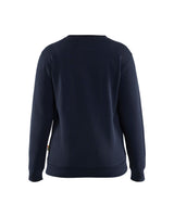 Blaklader Sweatshirt Women 3408 #colour_dark-navy-blue-hi-vis-yellow