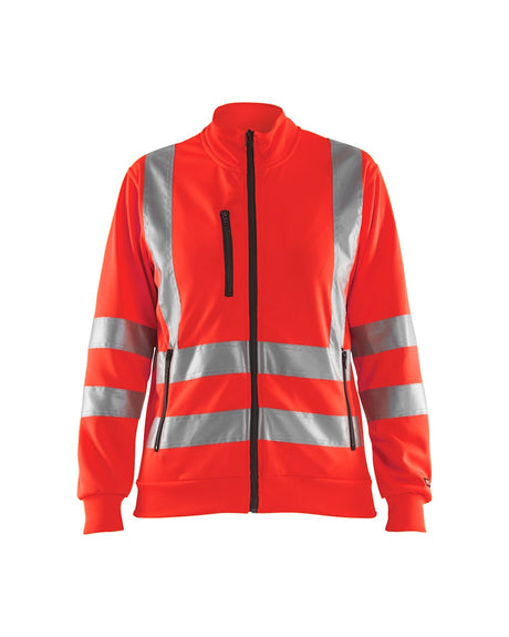 Blaklader Women's Hi-Vis Sweatshirt 3308 #colour_red-hi-vis