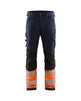 Blaklader Hi-Vis 4-Way-Stretch Trousers without Nail Pockets 1193