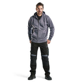 Blaklader Trousers without Nail Pockets 1556 #colour_black-grey