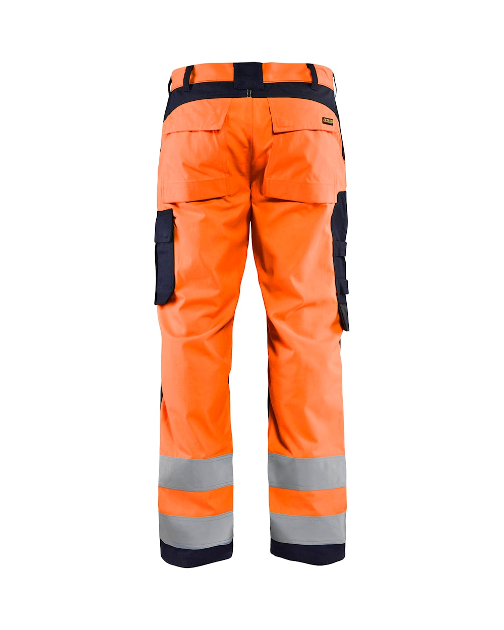 Blaklader Multinorm Inherent Trousers 1588 #colour_orange-navy-blue