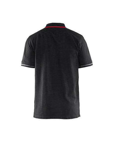 Blaklader Polo Shirt 3389 #colour_black-red