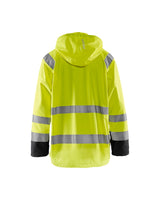 Blaklader Rain Jacket Hi-Vis Level 1 4323 #colour_hi-vis-yellow-black