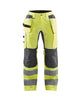 Blaklader Hi-Vis Trousers with Stretch 1552 - Hi-Vis Yellow/Mid Grey