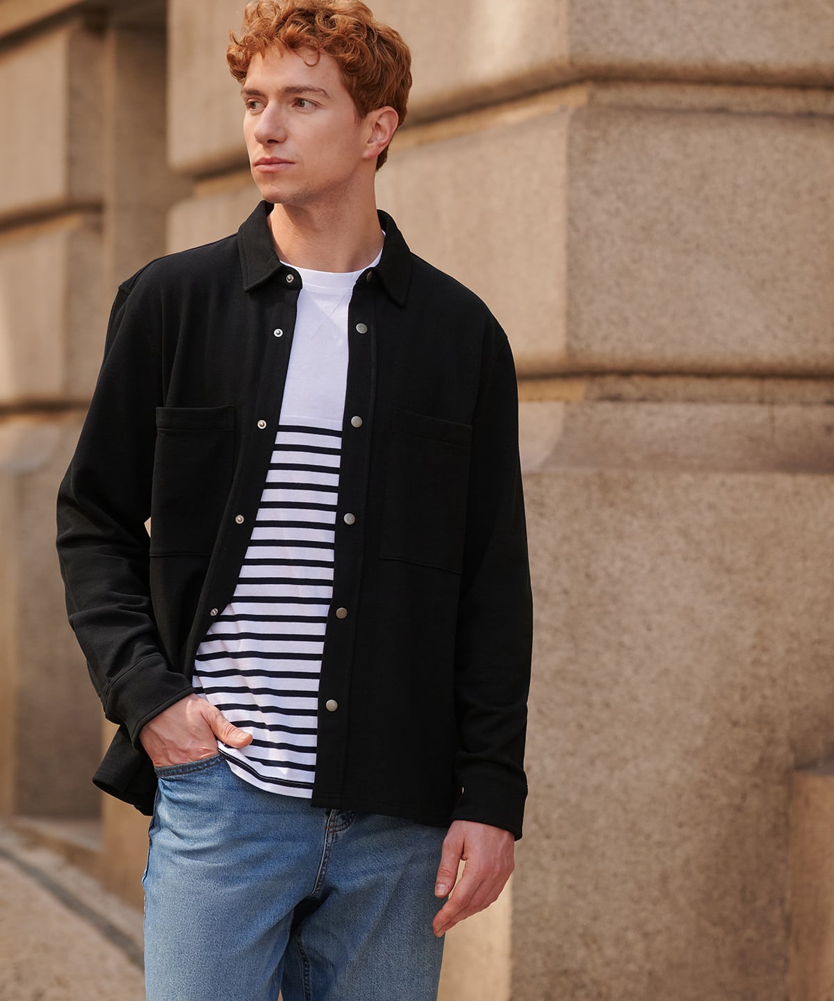 Front Row FR056 Premium Piqué Overshirt